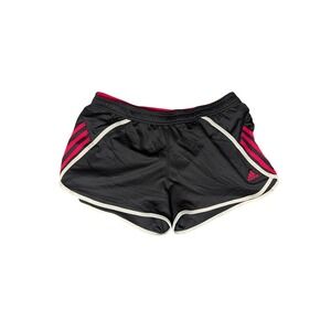 Adidas Womens Running Shorts Black Pink Lined Athletic Gym‎ Workout Activewear